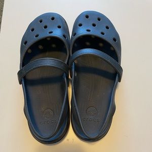 Crocs Women’s Mary Jane Clogs - Black - Size 9